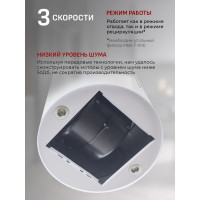  Кухонная вытяжка MBS AMARANTH 135 ISLAND WHITE 5340 