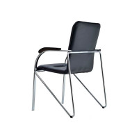 Стул Фабрикант Самба BOX2 искусственная кожа DO №350 черный Орех 1031 CH X1508669