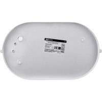 Светильник TDM ELECTRIC НПБ1207 белый, овал, ресничка, 100 Вт IP54 SQ0303-0057
