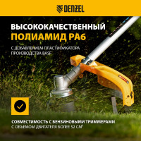 Леска FLEX CORD квадрат 4 мм, 62 м, на DIN катушке для триммера Denzel 96295