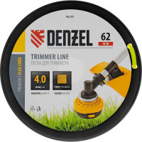 Леска FLEX CORD квадрат 4 мм, 62 м, на DIN катушке для триммера Denzel 96295