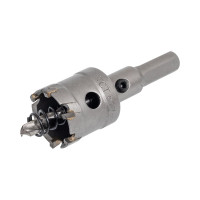 Коронка по металлу 27 мм с пластинами ВК8 WOLFSTAR cw00014