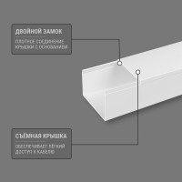 Кабель-канал TDM ELECTRIC 100x60 белый (2м/4шт в упак) SQ0402-0017