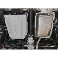 Защита топливного бака Rival для Nissan Terrano 4WD, Duster 4WD, Kaptur 4WD, ал. 4 мм 333.4718.1