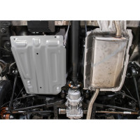 Защита топливного бака Rival для Nissan Terrano 4WD, Duster 4WD, Kaptur 4WD, ал. 4 мм 333.4718.1