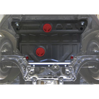 ЗК+КПП Big для Skoda Octavia с Webasto 2013-2017/Octavia 2017-н.в., st 2mm АвтоБроня 111.05114.1