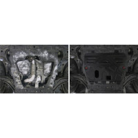 ЗК+КПП для Nissan Qashqai 2007-2014, сталь 2 мм, крепеж в комплекте АвтоБроня 111.04111.1