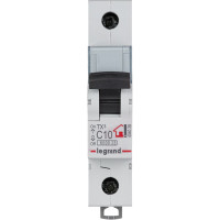 Автоматический выключатель Legrand TX3 C10A 1П 6000 404026