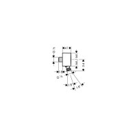 Шланговое подсоединение HANSGROHE 27414000 PuraVida Fixfit 00000007716