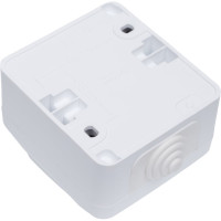 1-клавишный выключатель Systeme Electric Lexel Этюд Белый с подсветкой IP44, наружный BA10-045B