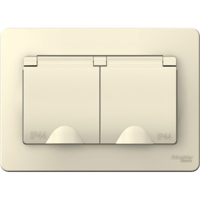 Розетка Systeme Electric BLANCA IP44 МОЛОЧНЫЙ BLNRS441122
