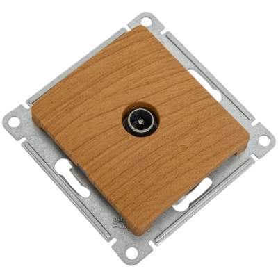 Оконечная розетка TV Systeme Electric GLOSSA 1DB, ДЕРЕВО ДУБ GSL000591