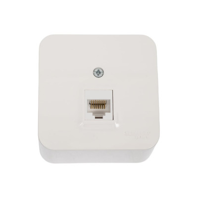 Компьютерная розетка Systeme Electric BLANCA О/У RJ45, категория 5E, МОЛОЧНЫЙ BLNIA045002