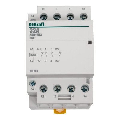 Модульный контактор Dekraft МК103-032A-230B-02 18073DEK