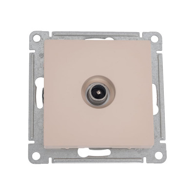Оконечная tv розетка Systeme Electric Atlasdesign песочный, 1db ATN001291