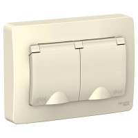 Розетка Systeme Electric BLANCA IP44 МОЛОЧНЫЙ BLNRS441122
