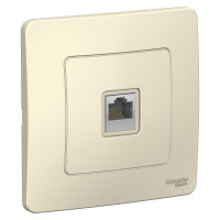 Компьютерная розетка Systeme Electric BLANCA RJ45, категория 5E, МОЛОЧНЫЙ BLNIS045002