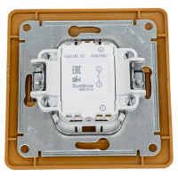 1-клавишный выключатель Systeme Electric GLOSSA 10АХ, ДЕРЕВО ДУБ GSL000512