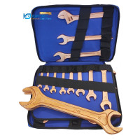 Набор рожковых двусторонних омедненных ключей Юртэкс 8-55мм НГД-5