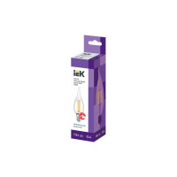 Лампа IEK серия 360 LED, CВ35, свеча на ветру, 7вт, 230В, 4000К, E14 LLF-CB35-7-230-40-E14-CL