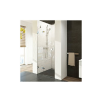 Душевая дверь поворотного типа Ravak Brilliant BSD2-100 A-R, правый, блестящий профиль, прозрачное стекло 0UPAAA00Z1