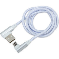 Дата-кабель ARNEZI зарядный Micro USB Белый угловой A0605030
