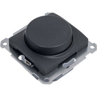 Механизм поворотно-нажимного светорегулятора (диммера) Systeme Electric Atlasdesign led, rc, 400вт, грифель ATN000723