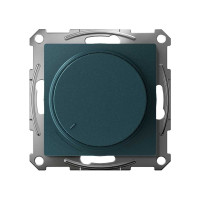 Механизм поворотно-нажимного светорегулятора (диммера) Systeme Electric Atlasdesign led, rc, 400вт, изумруд ATN000823