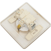 Розетка Systeme Electric Blanca с/у, с заземлением, со шторками, 16а, 250в, титан BLNRS001114