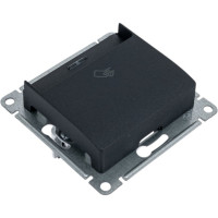 Механизм карточного выключателя Systeme Electric Glossa антрацит GSL000769
