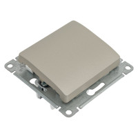 Механизм выключателя Systeme Electric Glossa нажимная кнопка, сх.1, 10ах, платина GSL001215