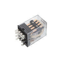 Промежуточное реле DEKraft 4 контакта, с led индикацией, 3а, 12в dc, пр-102 23802DEK