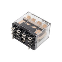 Промежуточное реле DEKraft пр-102 4 контакта, с led индикацией, 10а, 110в ac 23948DEK