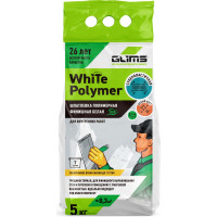 Шпатлевка GLIMS WhitePolymer полимерная, 5 кг О00014801