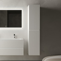 Подвесной шкаф-пенал Sancos Snob R Bianco, 350x350x1650 мм PSNR35W