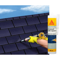 Битумный герметик черный, SIKA BlackSeal-3 300мл. 613836