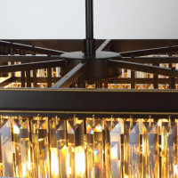 Хрустальная подвесная люстра Citilux Мартин Шампань CL332242