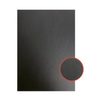 Обложки Office Kit А4, лен, черные, 100 шт. LBCA400250