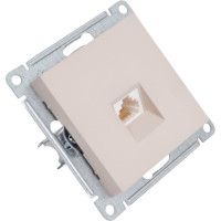 Телефонная розетка rj11 Systeme Electric Atlasdesign песочный, ATN001281