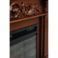 Каминокомплект ELEKAM estet с очагом pulsar 38 каштан 100038