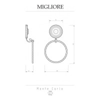 Кольцо Migliore MONTECARLO золото 31572
