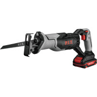 Аккумуляторная сабельная пила P.I.T. 20 В, 0-2700 ход/м, БЗП, пропил 115 мм, ход 22 мм, 1 АКБ Li-ion 2 Ач, ЗУ кор. PSA20H-115A/1