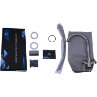 Смеситель для кухни FASHUN двухручковый, сатин A54028