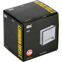 Амперметр IEK э47 80/5а, класс точности 1.5, 96x96мм IPA20-6-0080-E