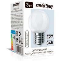 Светодиодная (LED) лампа Smartbuy CLEAR -G45-03W/3000/E27 SBL-G45C-03-30K-E27
