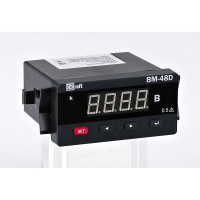 Амперметр цифровой Dekraft АМ-48D (96x48 мм, однофазный, вход 5А, выход RS485, LED-дисплей) 50326DEK