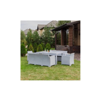 Комплект садовой мебели Royal Family GRAND LANA DINING XL, светло-серый 843-850-71-71