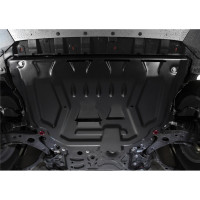Защита картера и КПП АвтоБРОНЯ для Ford Kuga II 2013-2016 2016-н.в, с крепежом, 111.01873.1