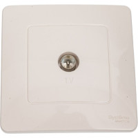 Коннектор ТВ Systeme Electric BLANCA МОЛОЧНЫЙ BLNTS000012