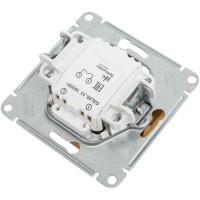 1-клавишный выключатель Systeme Electric GLOSSA с подсветкой, 10АХ, ДЕРЕВО ДУБ GSL000513